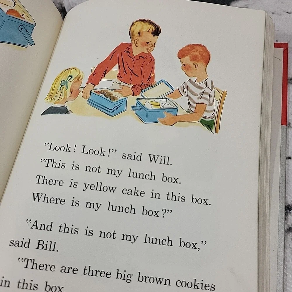 Vintage Our School William D Sheldon Basic‎ Reading Series 1957 Allyn Bacon HC